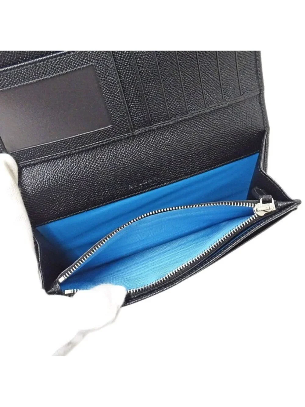 Bvlgari Wallet Leather Black